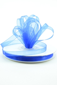 Organza Ribbon , Royal, 3/8 Inch x 25 Yards (1 Spool) SALE ITEM